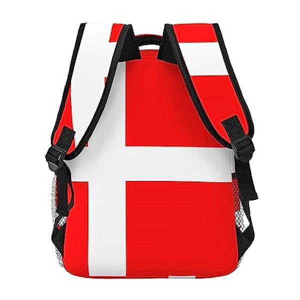 Denemarken Deense Vlag Casual Rugzak Lichtgewicht Reizen Dagrugzak Laptop Rugzak Voor Vrouwen Mannen